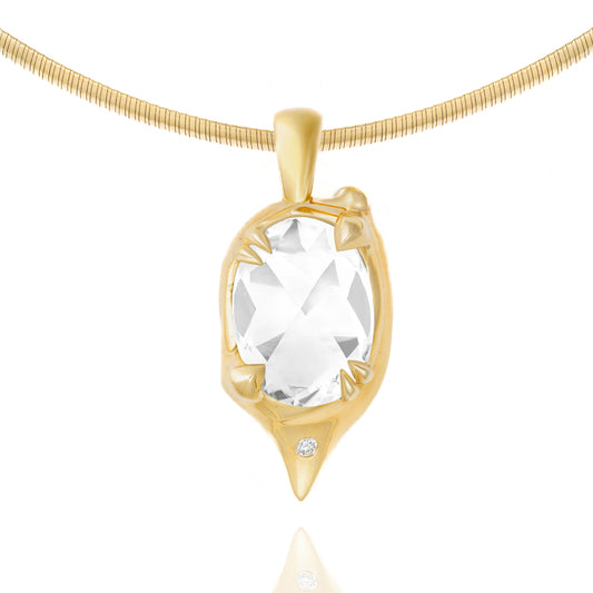 Cadiz Topaz and Diamond Necklace