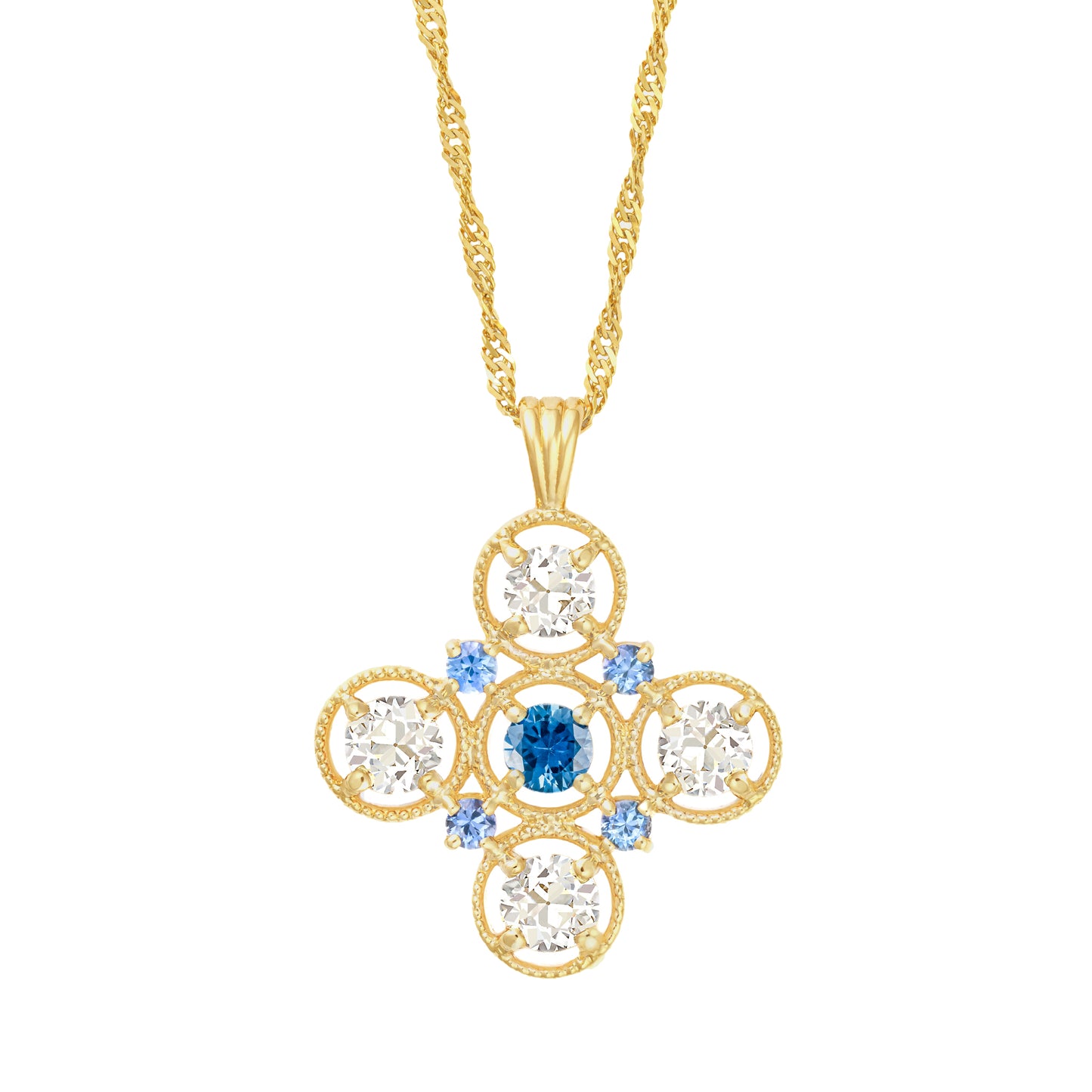 Floating Gem Necklace