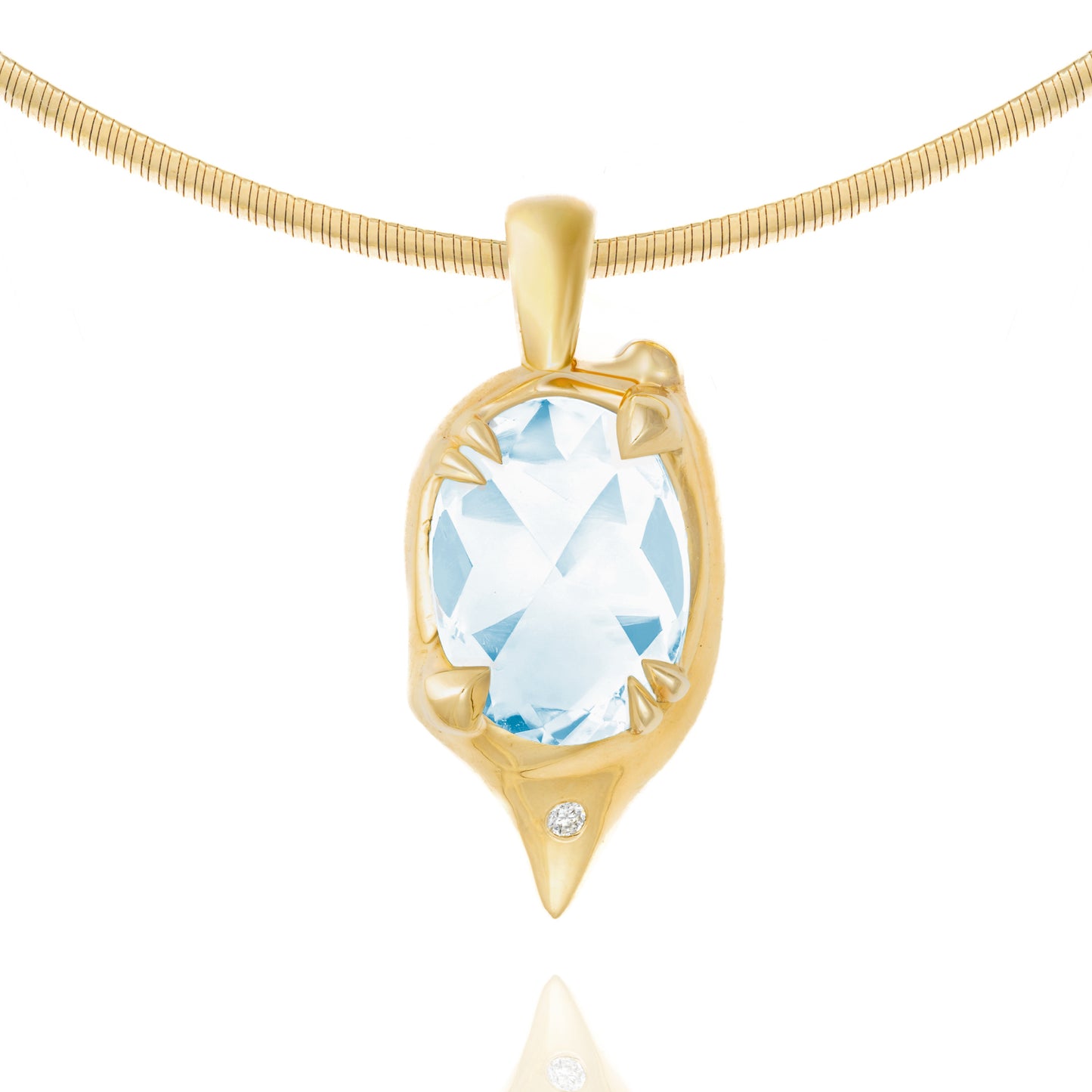 Cadiz Topaz and Diamond Necklace