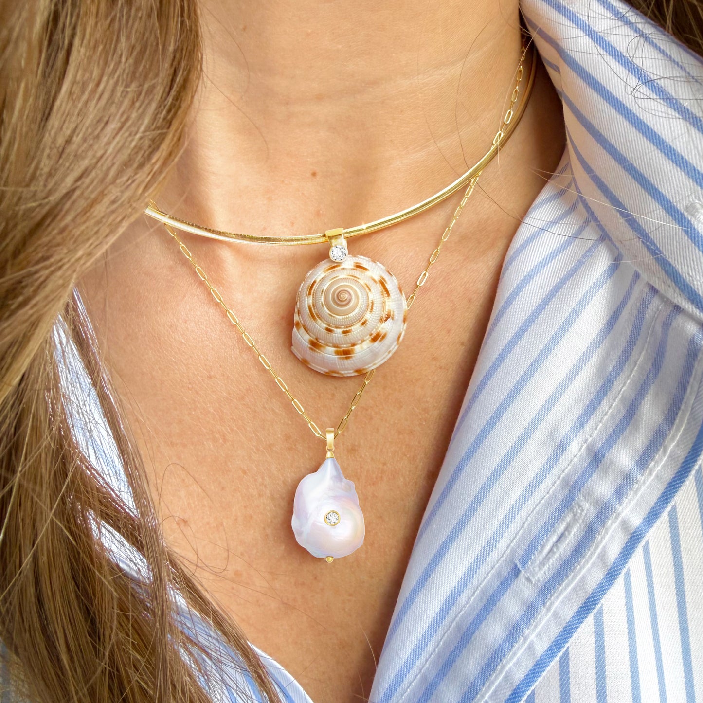 Del Sol Pendant with Natural Diamond