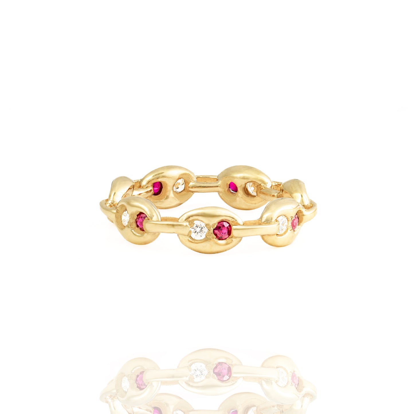 Nave Diamond and Ruby Ring