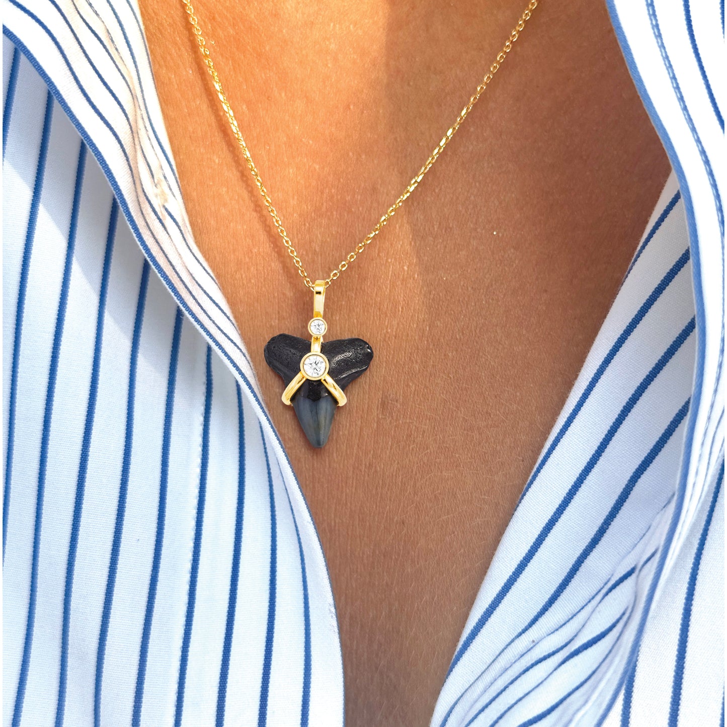 Oscuro Shark Tooth Necklace