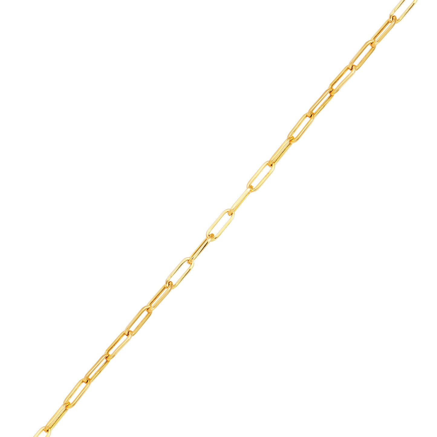 16" Paperclip Chain 14k Gold
