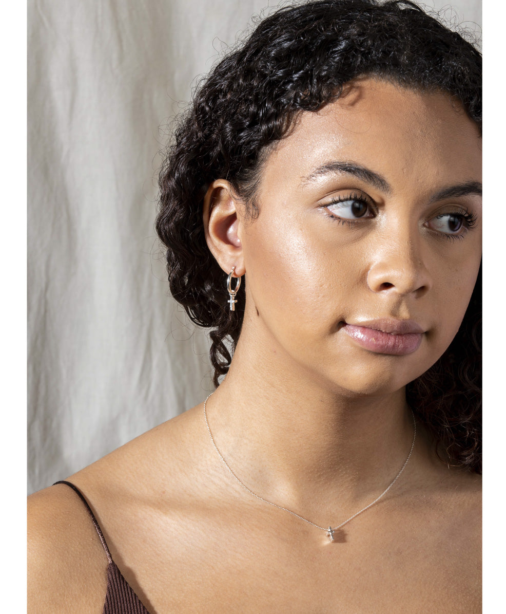 Mini Cross Hoops