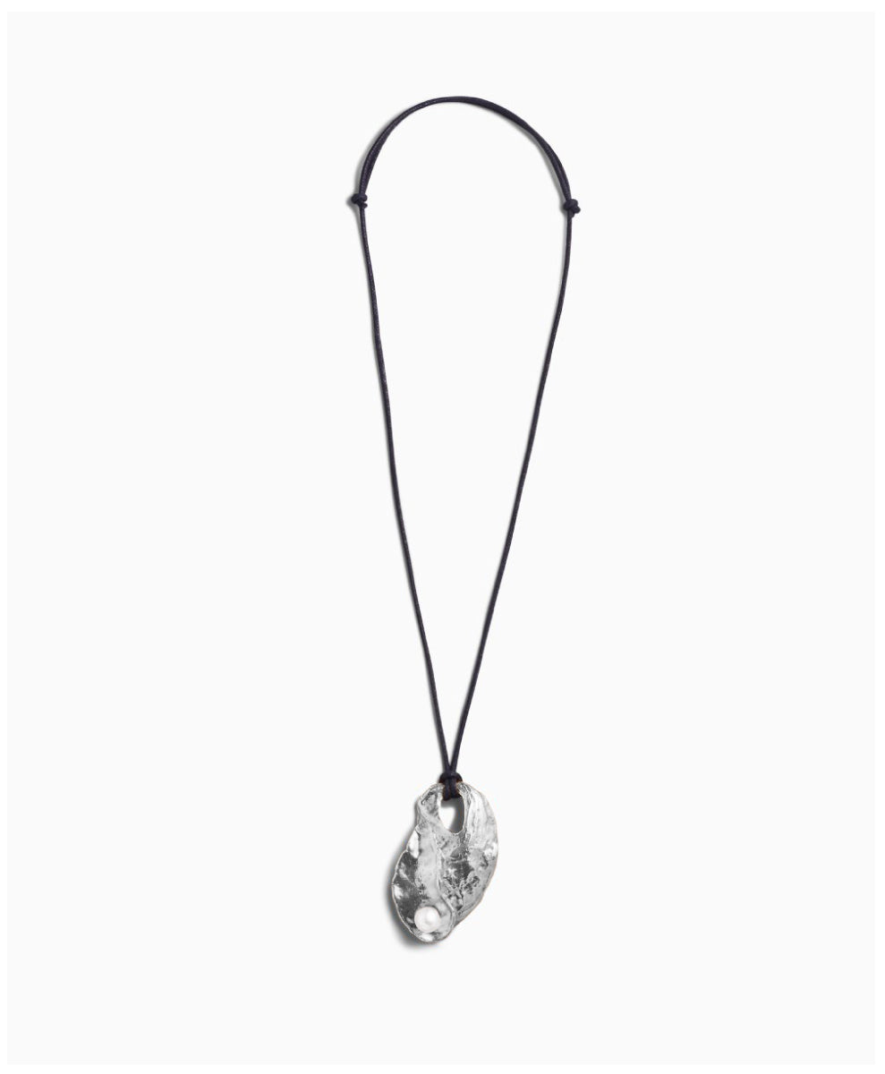 Silver Birth of Venus Pendant