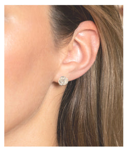 Flora Earrings Silver