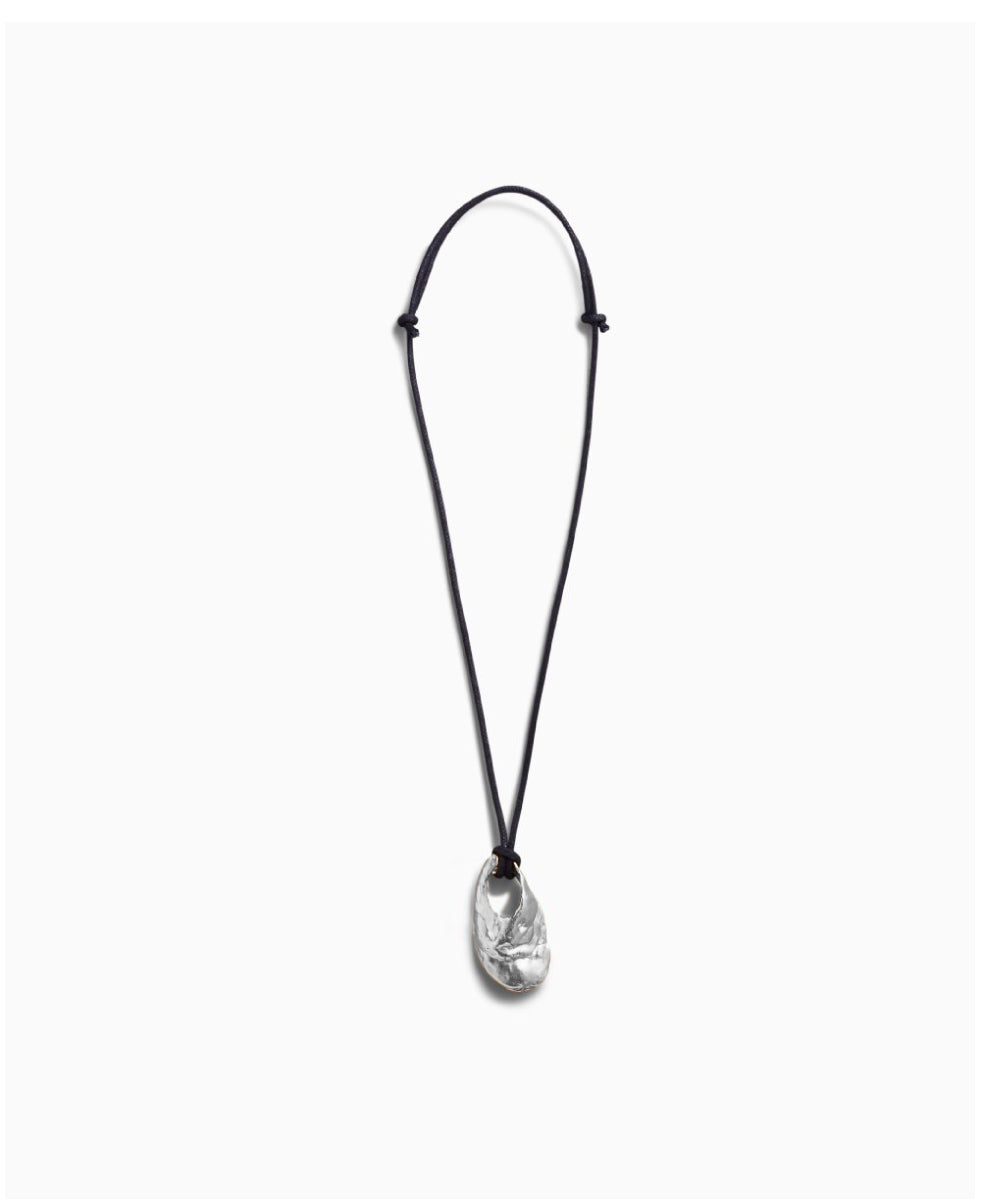 Silver Heart of Ocean Pendant