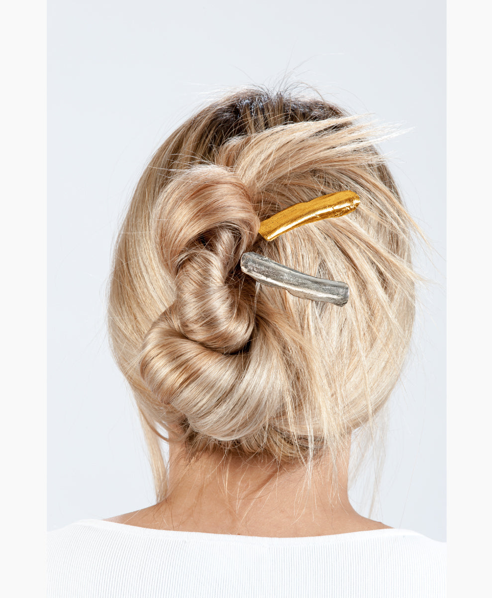 Silver Venus barrette