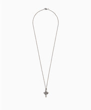 Load image into Gallery viewer, Rosette Cross Necklace