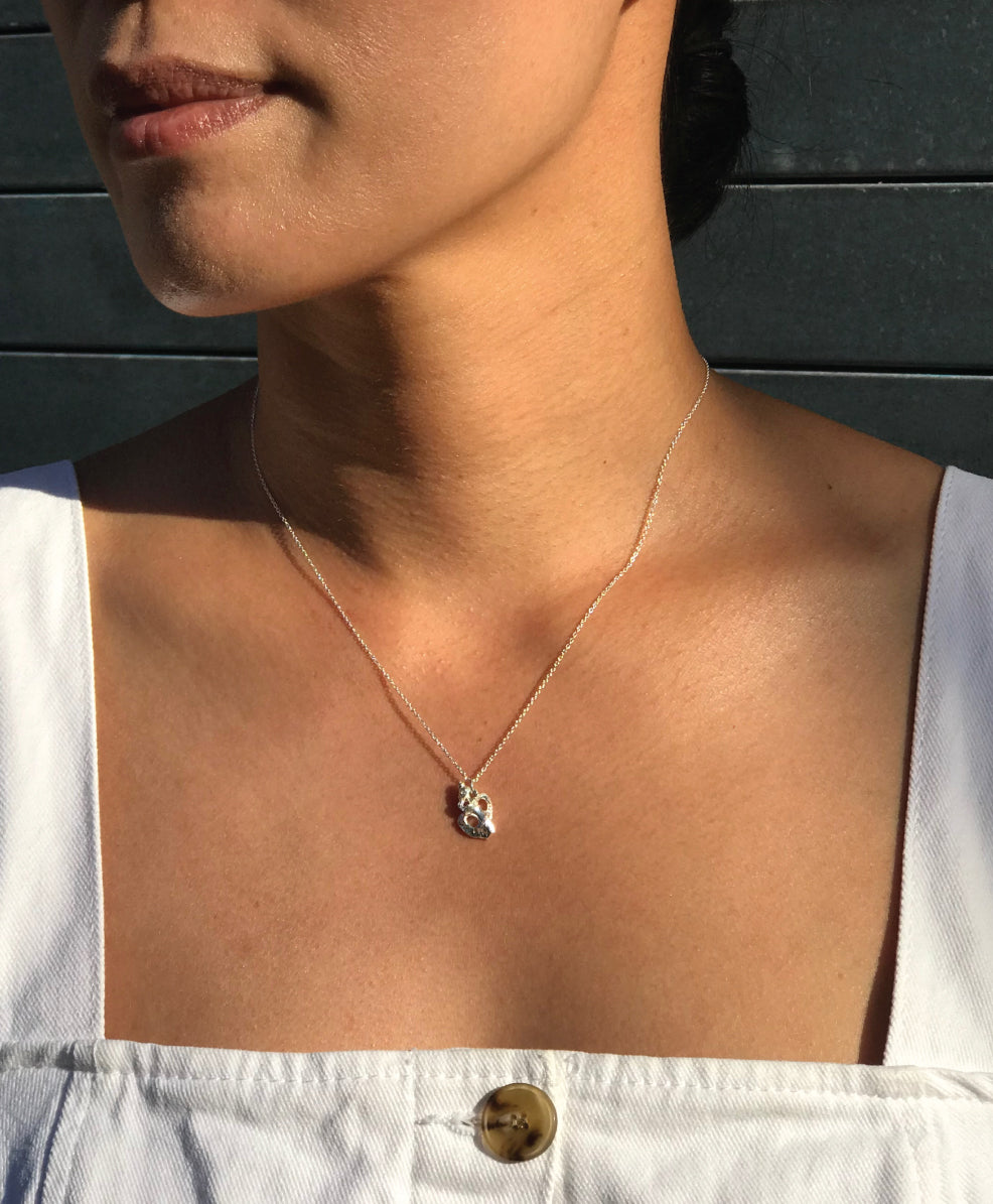 Heather Charm Shell Silver