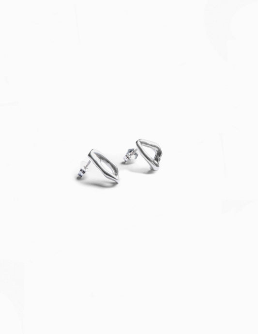Silver Coral Earrings
