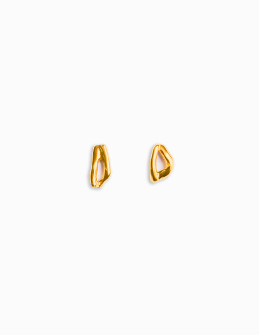 Gold Coral Earrings