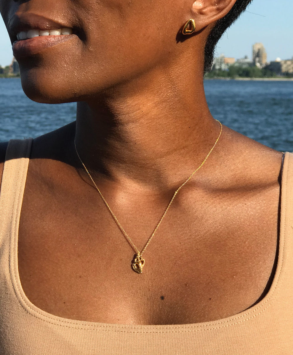 Heather Charm Necklace